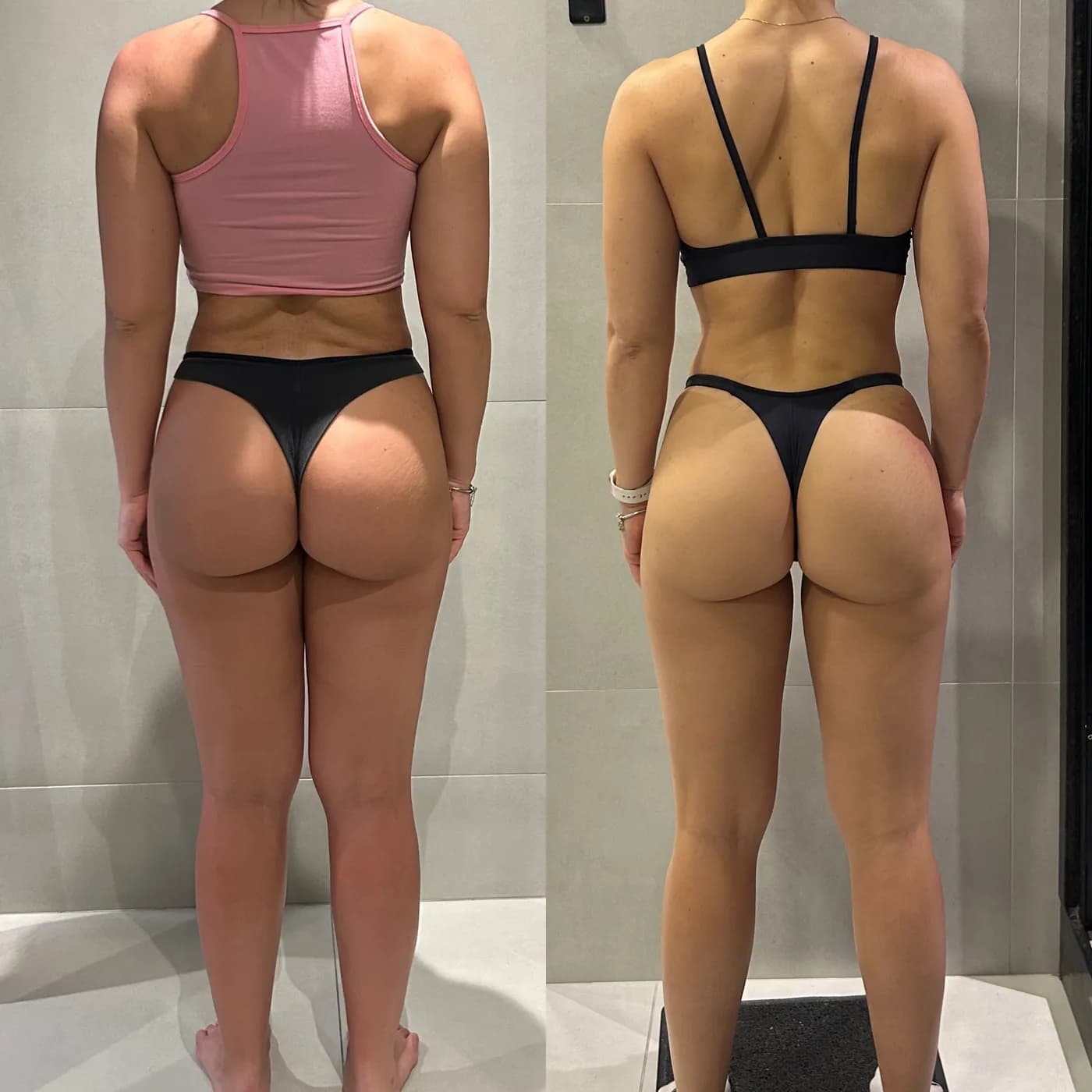 Antes e depois de uma aluna da consultoria